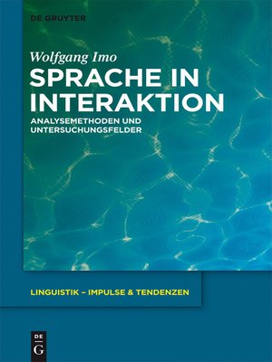 cover image of Sprache in Interaktion